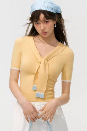 College Chic Knit Sweater