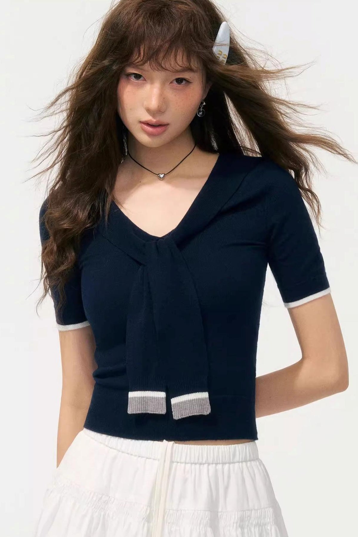 College Chic Knit Sweater