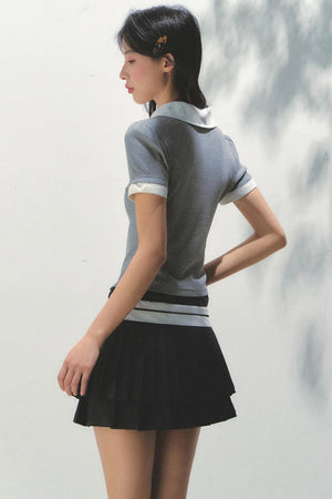 College Chic Knit Tee