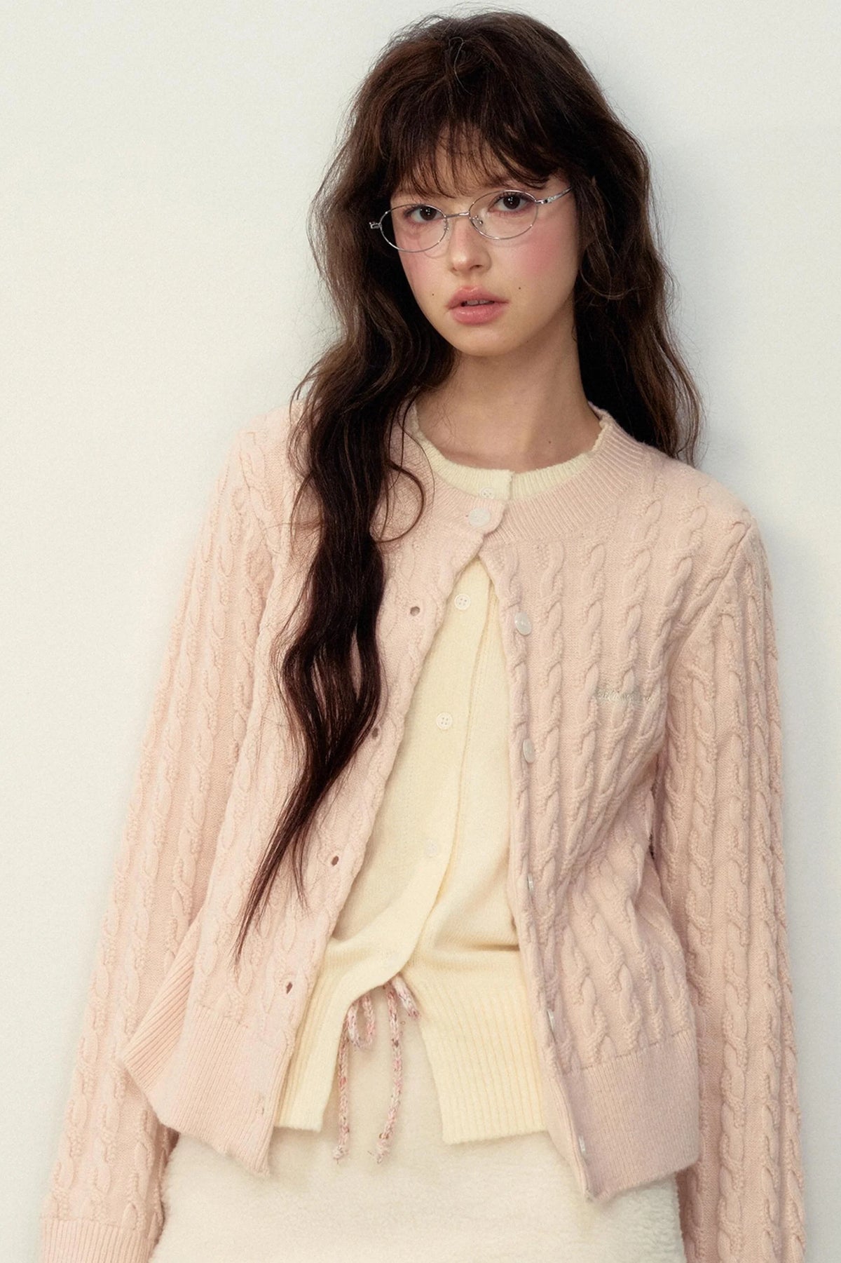 College Style Fake Two-Layer Sweater