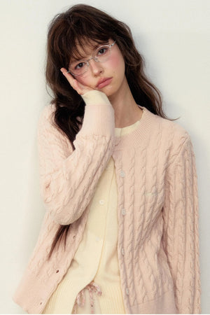 College Style Fake Two-Layer Sweater