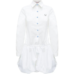 College Style Polo Collar Dress