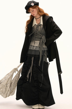 College Style Woolen Coat