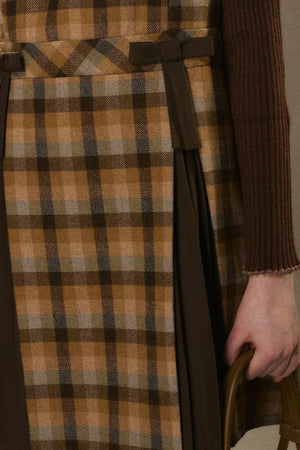 College Tweed Plaid Dress & Outer Set-Up