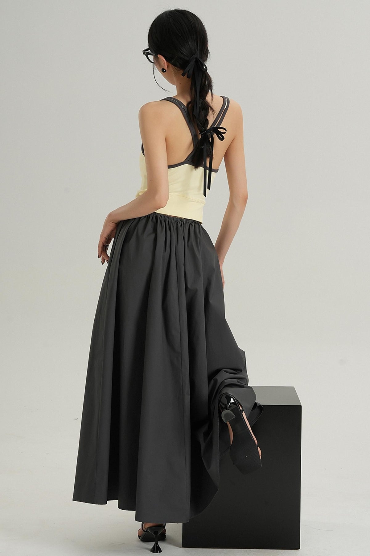 Color Block Camisole Dress