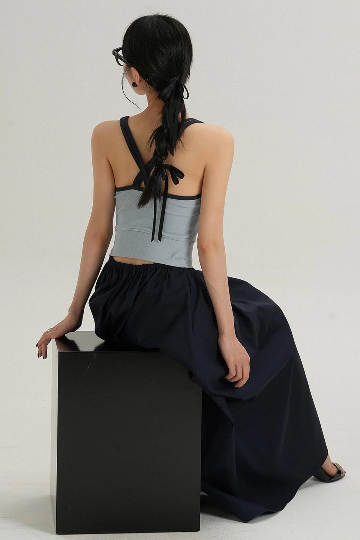 Color Block Camisole Dress