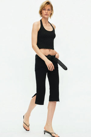 Color-Block Halter Camisole Top