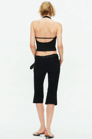 Color-Block Halter Camisole Top