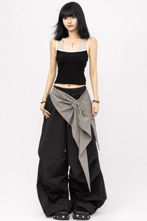 Color Block Halter Tank Top
