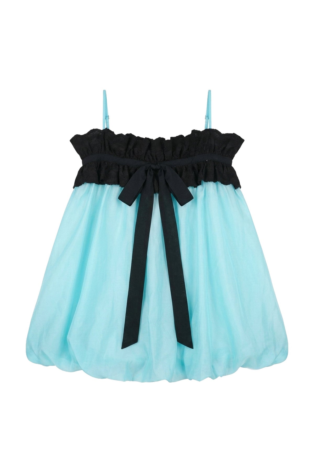 Color-Block Lace Tencel Camisole Set-Up