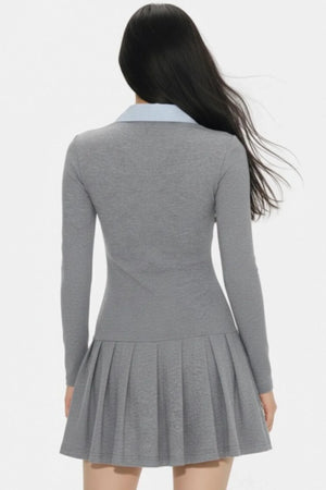 Color-Block Layered Dress