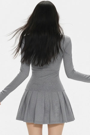 Color-Block Layered Dress