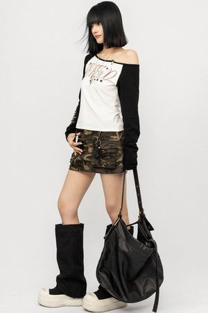 Color-block Long Sleeve Shirt