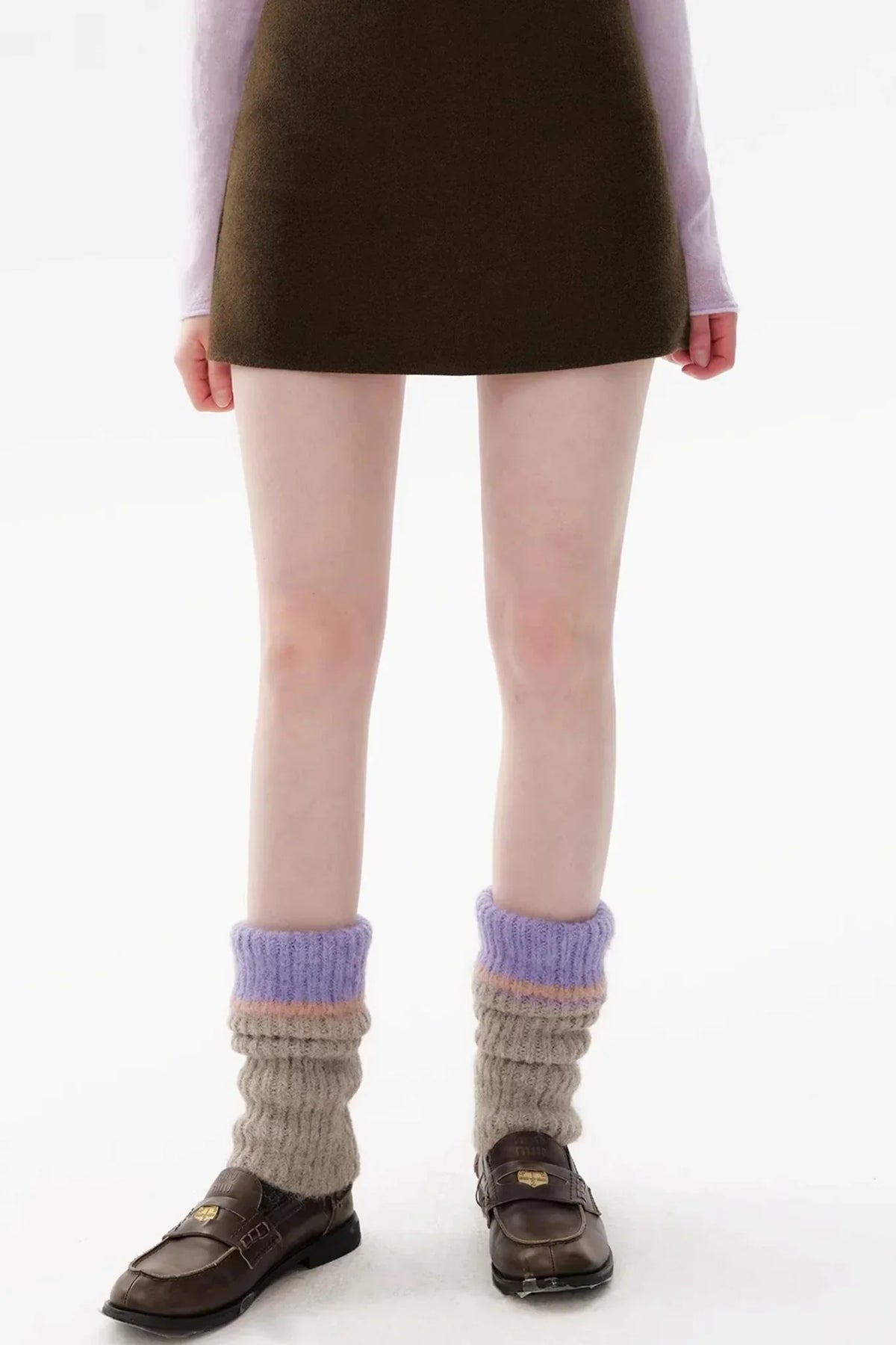 Color-Block Wool Socks