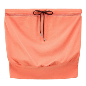 Color-Blocked Drawstring Tube Top