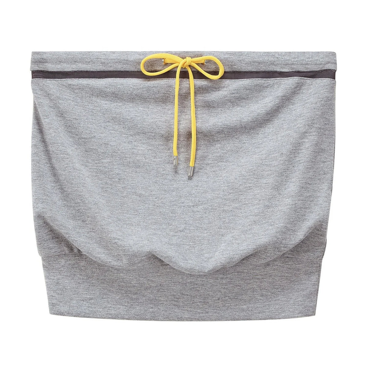 Color-Blocked Drawstring Tube Top