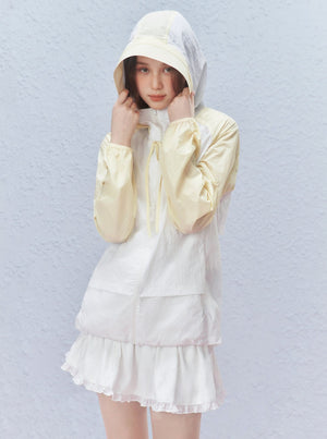 Color-blocked Sunscreen Jacket