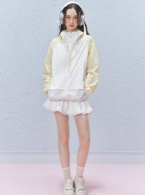 Color-blocked Sunscreen Jacket