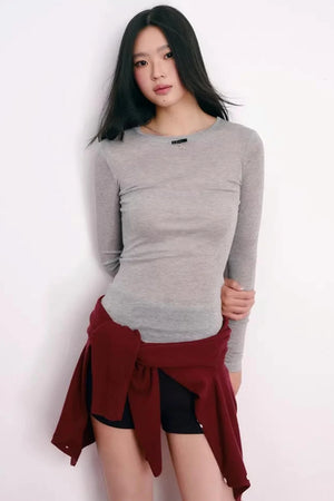 Color-Blocked Velvet Knit Cardigan