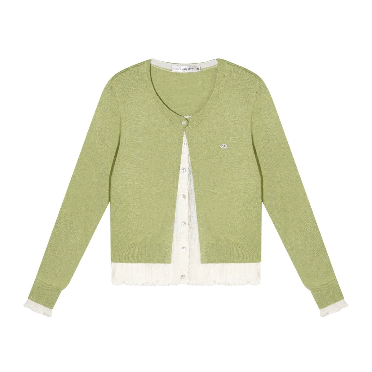 Color-Blocking Knit Cardigan