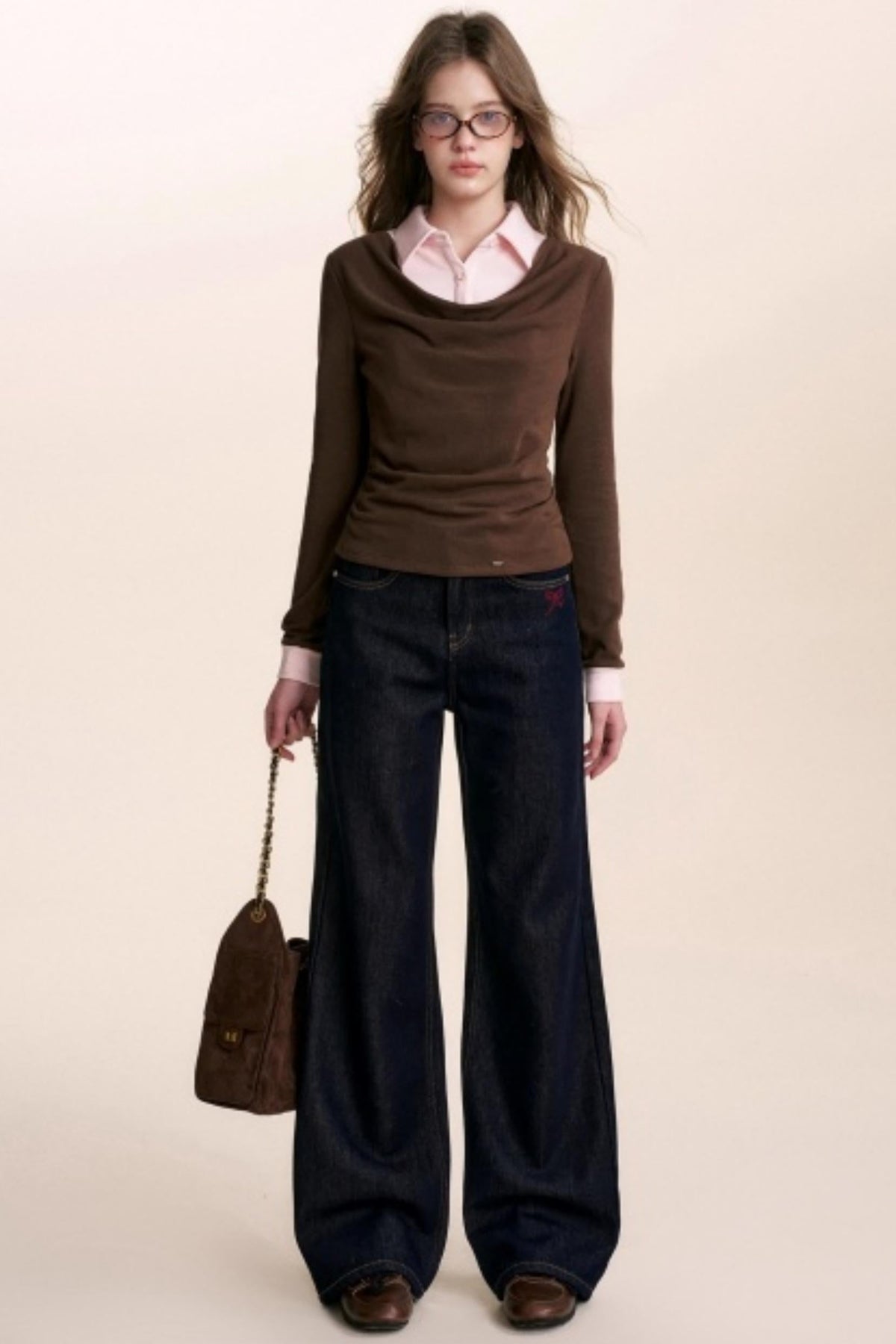 Color-Blocking Knit Top