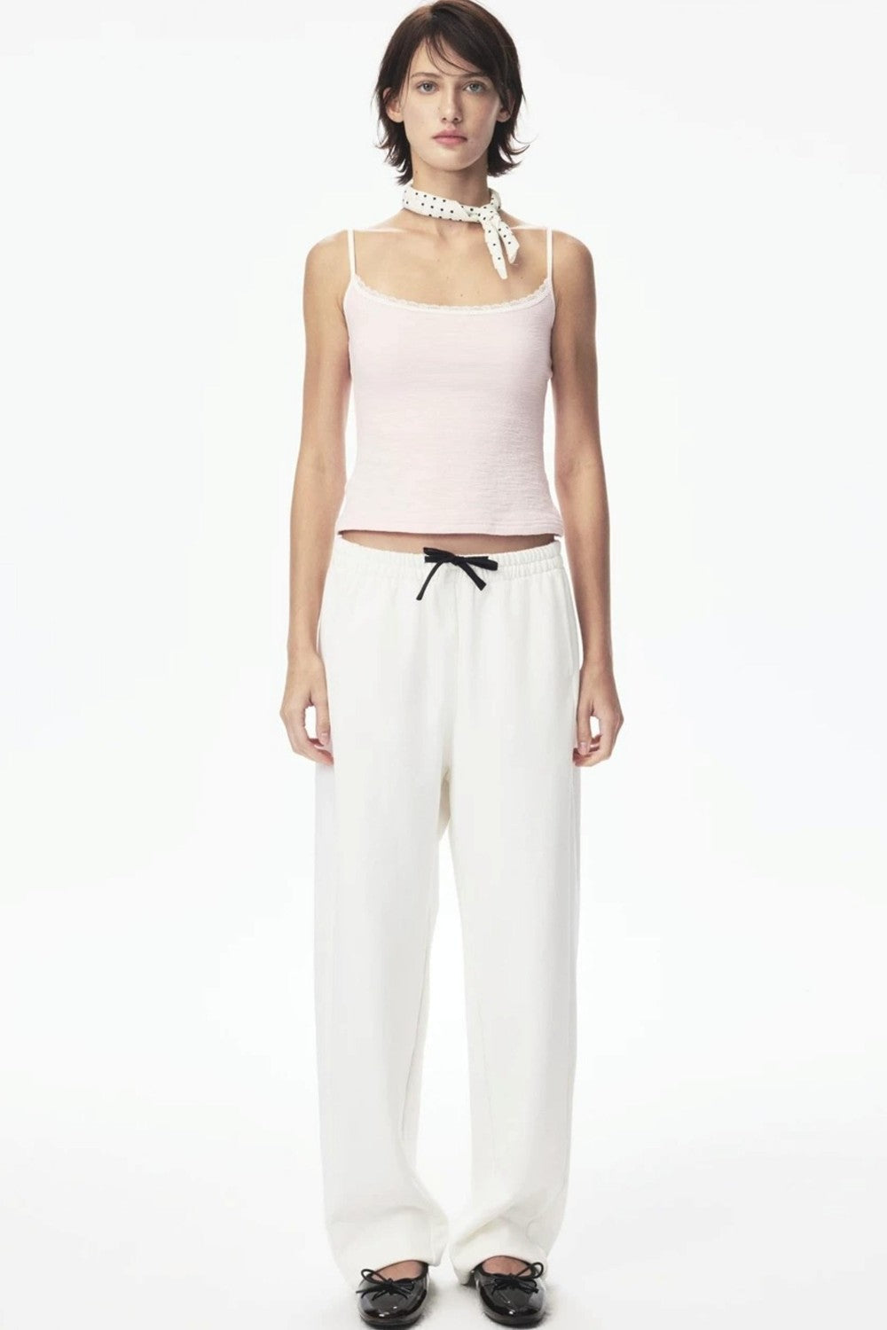 Color-Blocking Lace Tank Top