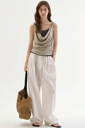 Color-Blocking Sleeveless Top