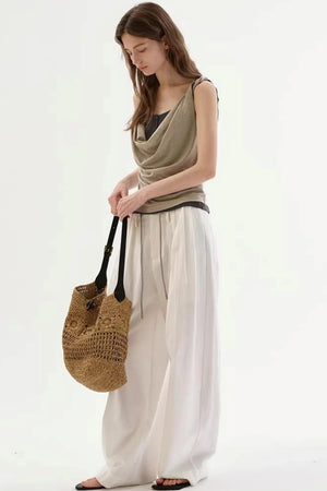 Color-Blocking Sleeveless Top