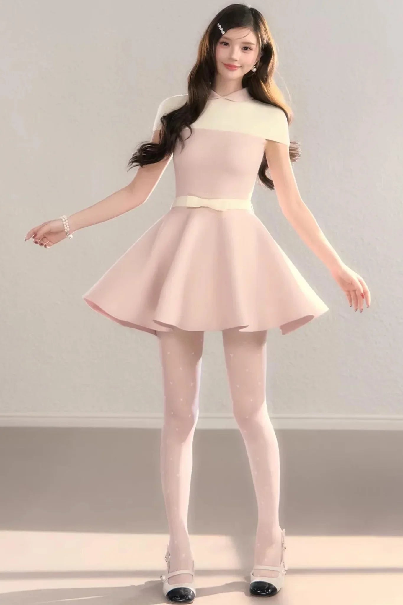 Color-Blocking Spring Dress