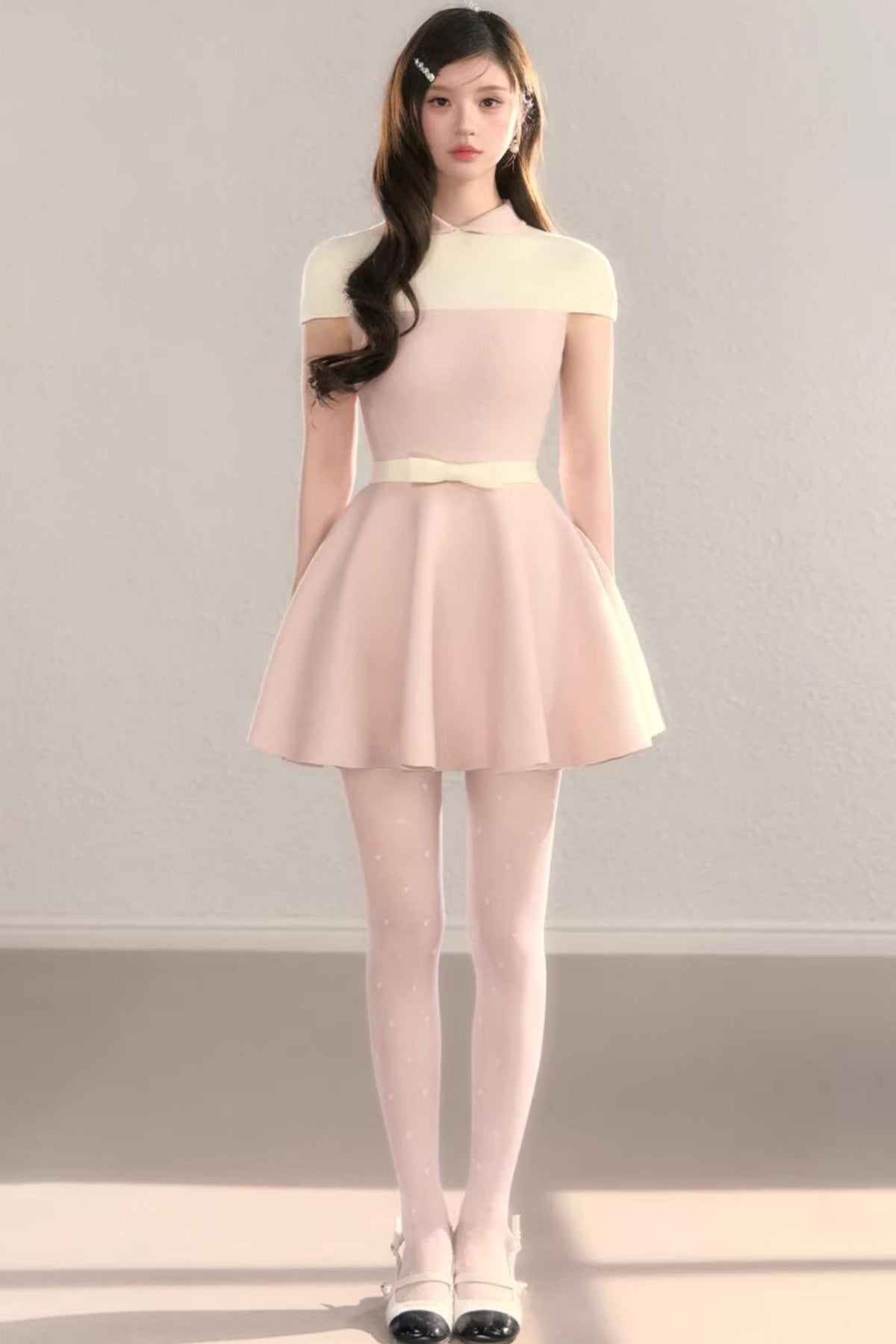 Color-Blocking Spring Dress