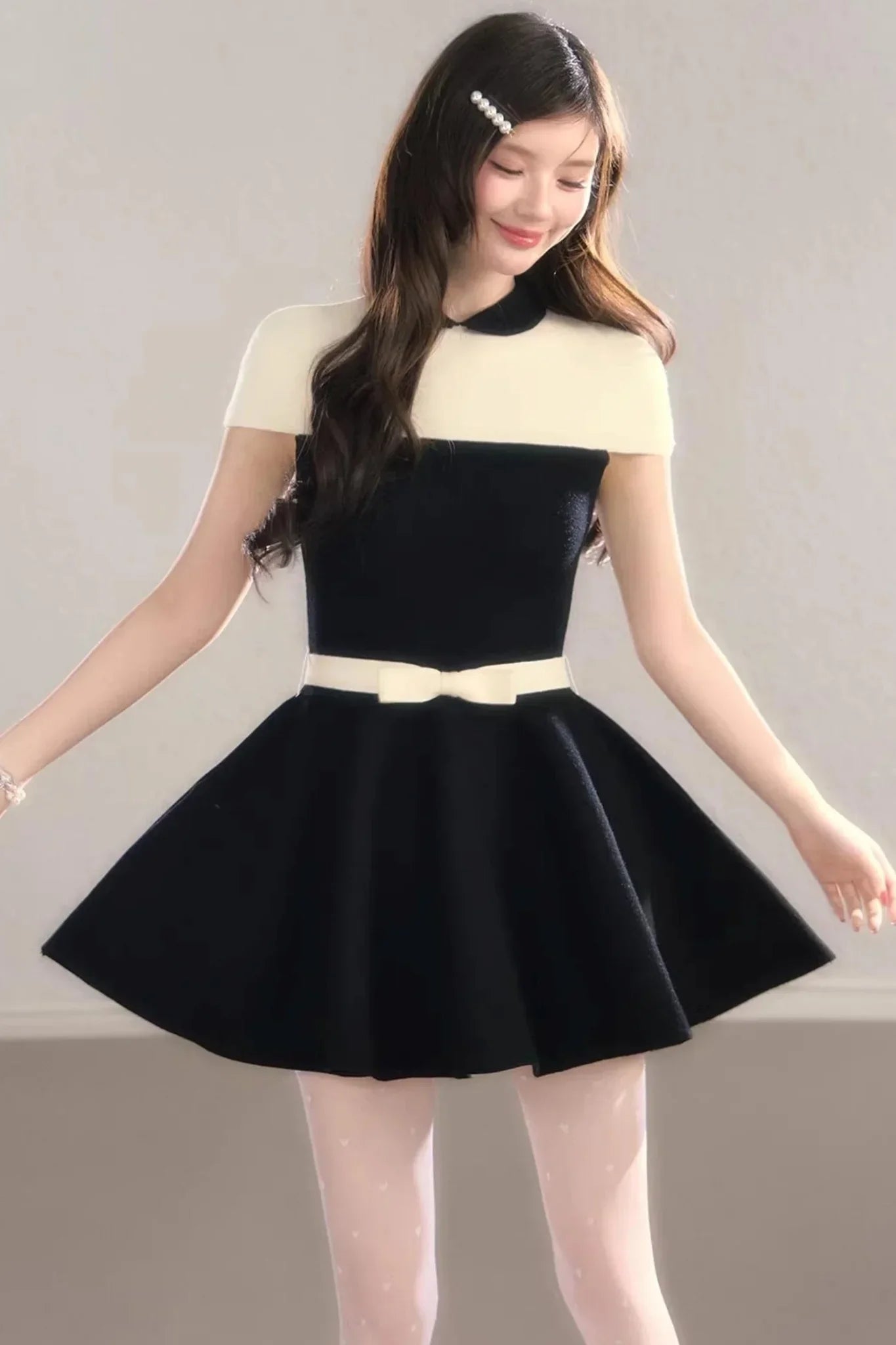 Color-Blocking Spring Dress