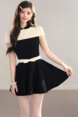 Color-Blocking Spring Dress