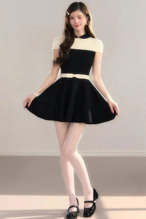 Color-Blocking Spring Dress