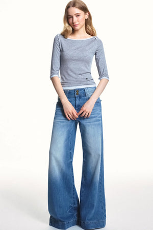 Color Flow Lyocell Wool Top