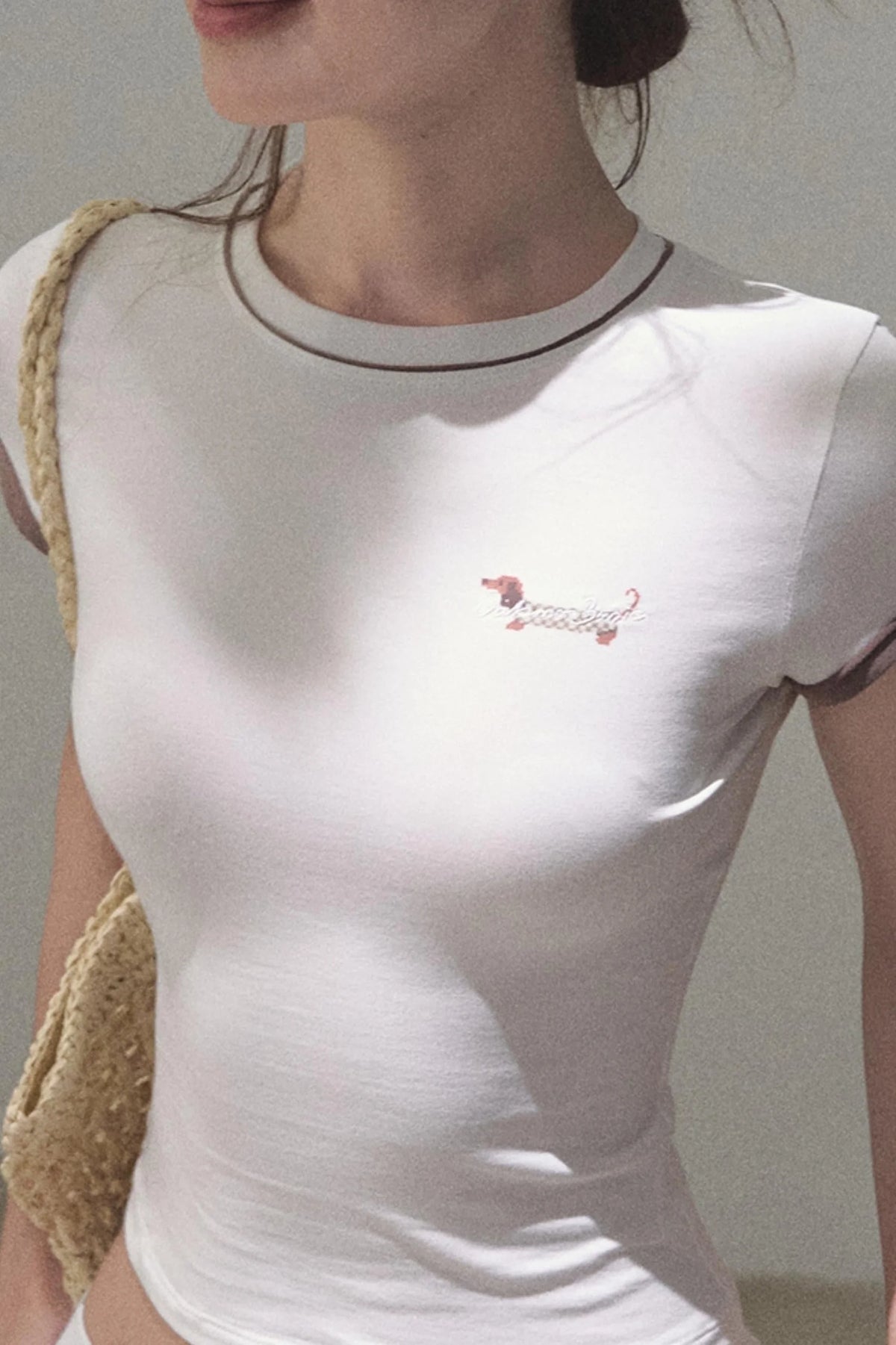 Colorblock Lace-Up Top Set-Up