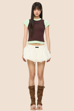 Colorblock T-Shirt Set