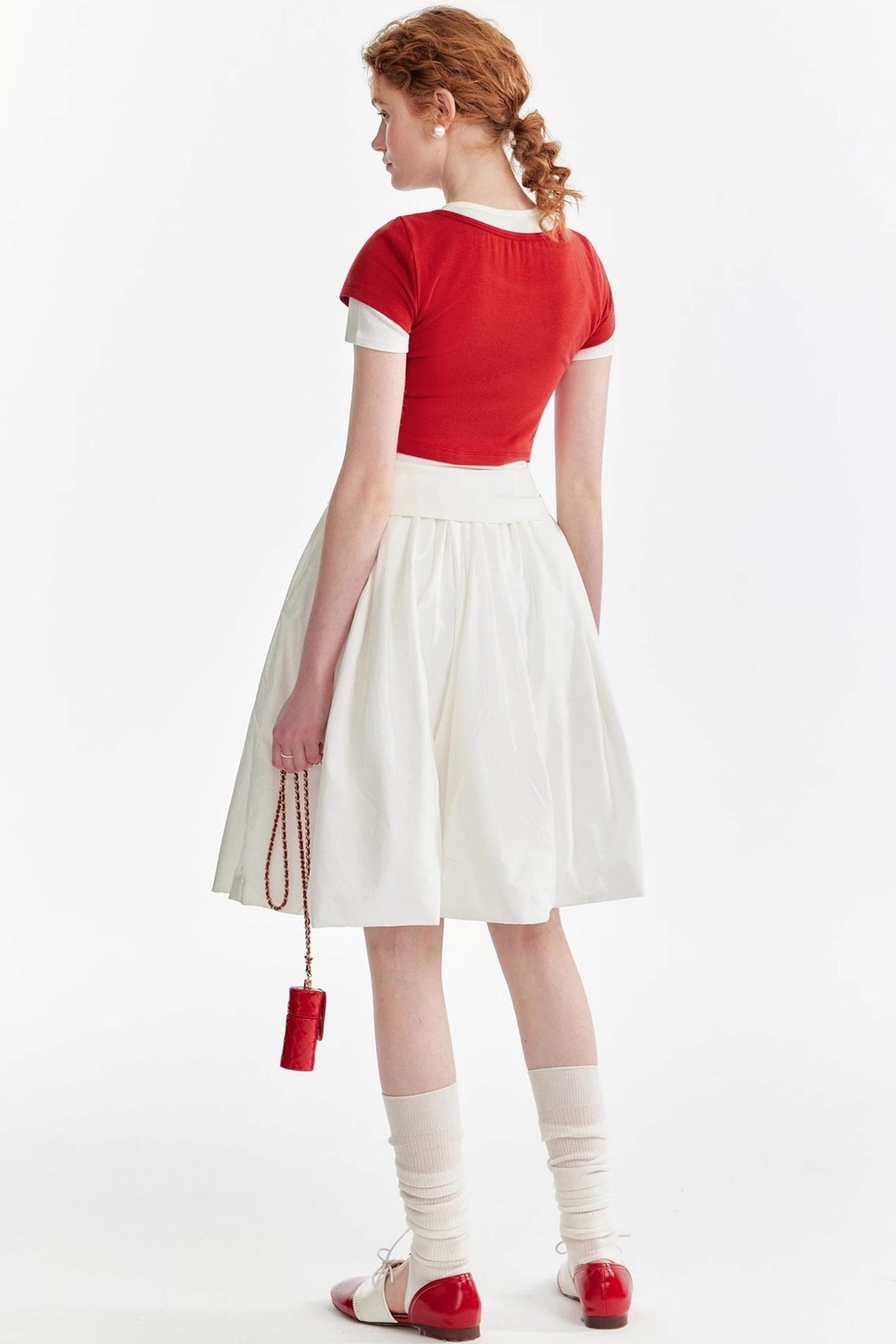 Colorblock Tencel Wool Tee