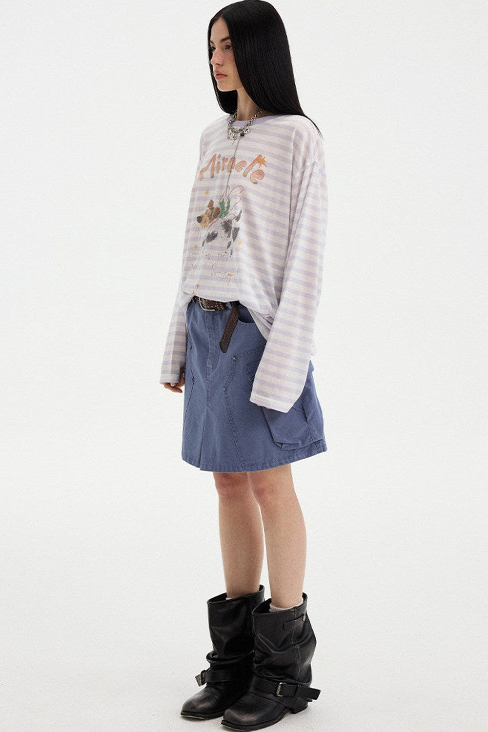 Colorful Striped Long Sleeve T-Shirt