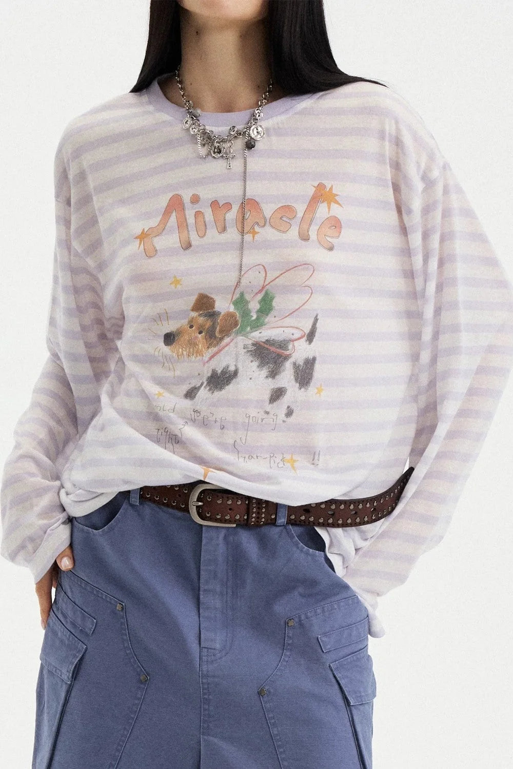 Colorful Striped Long Sleeve T-Shirt