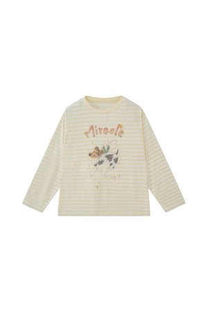 Colorful Striped Long Sleeve T-Shirt