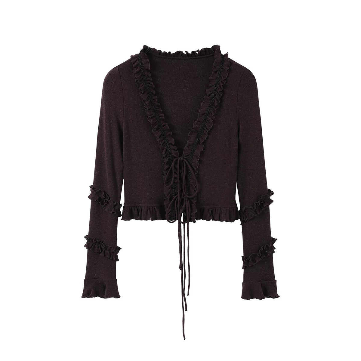 Comfort Embracing Knitted Cardigan Top