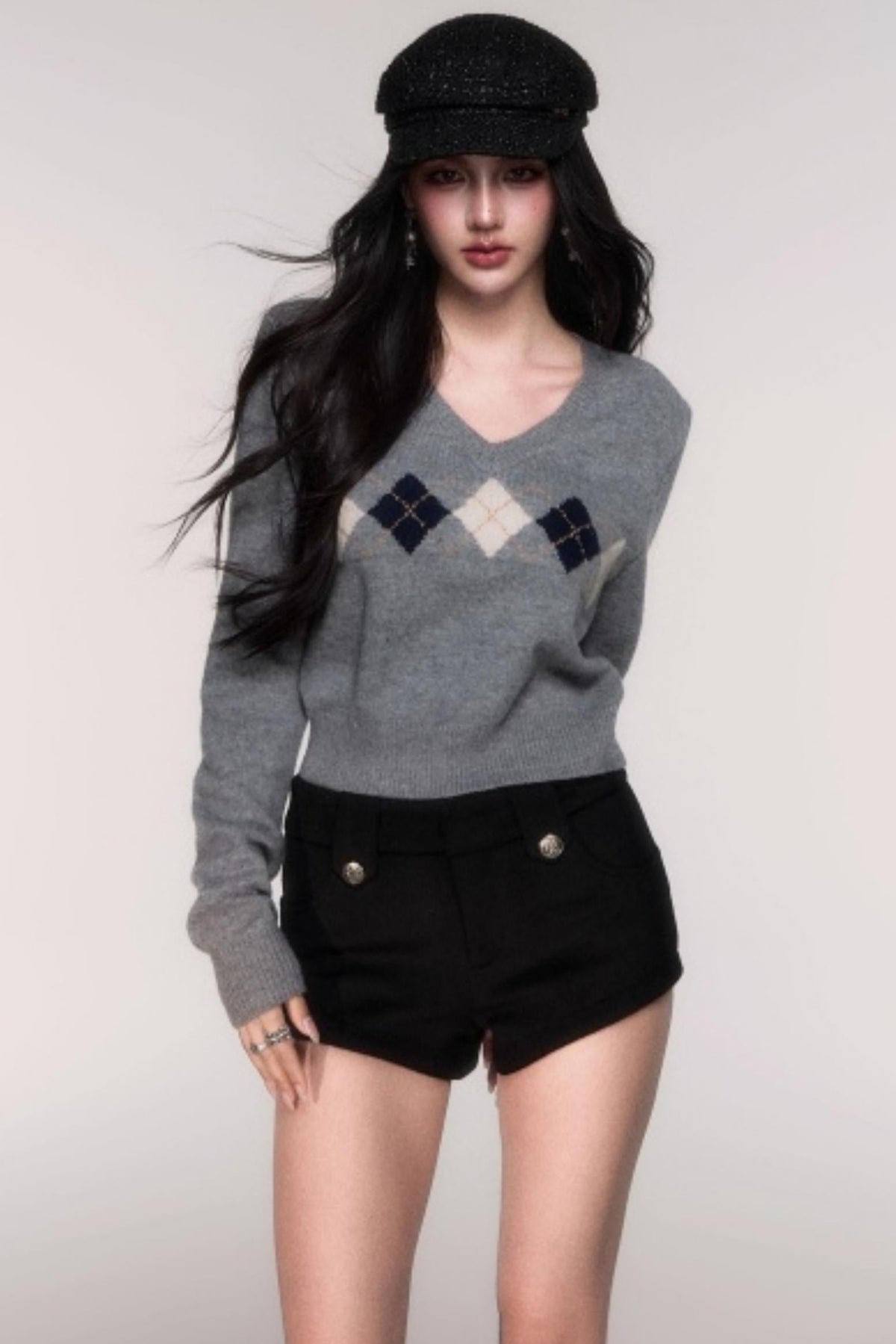 Comfortable Wool A-Line Shorts