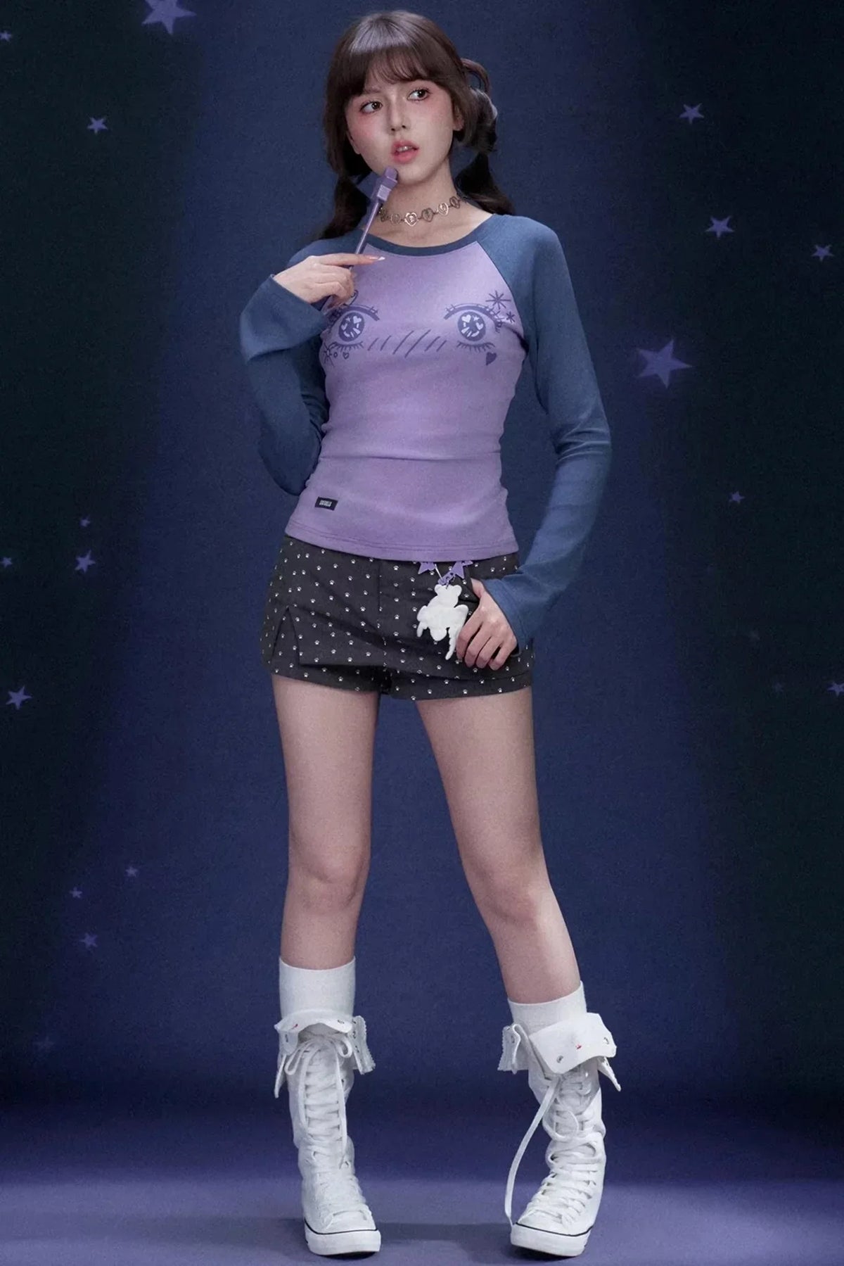 Comic Eye Raglan T-Shirt