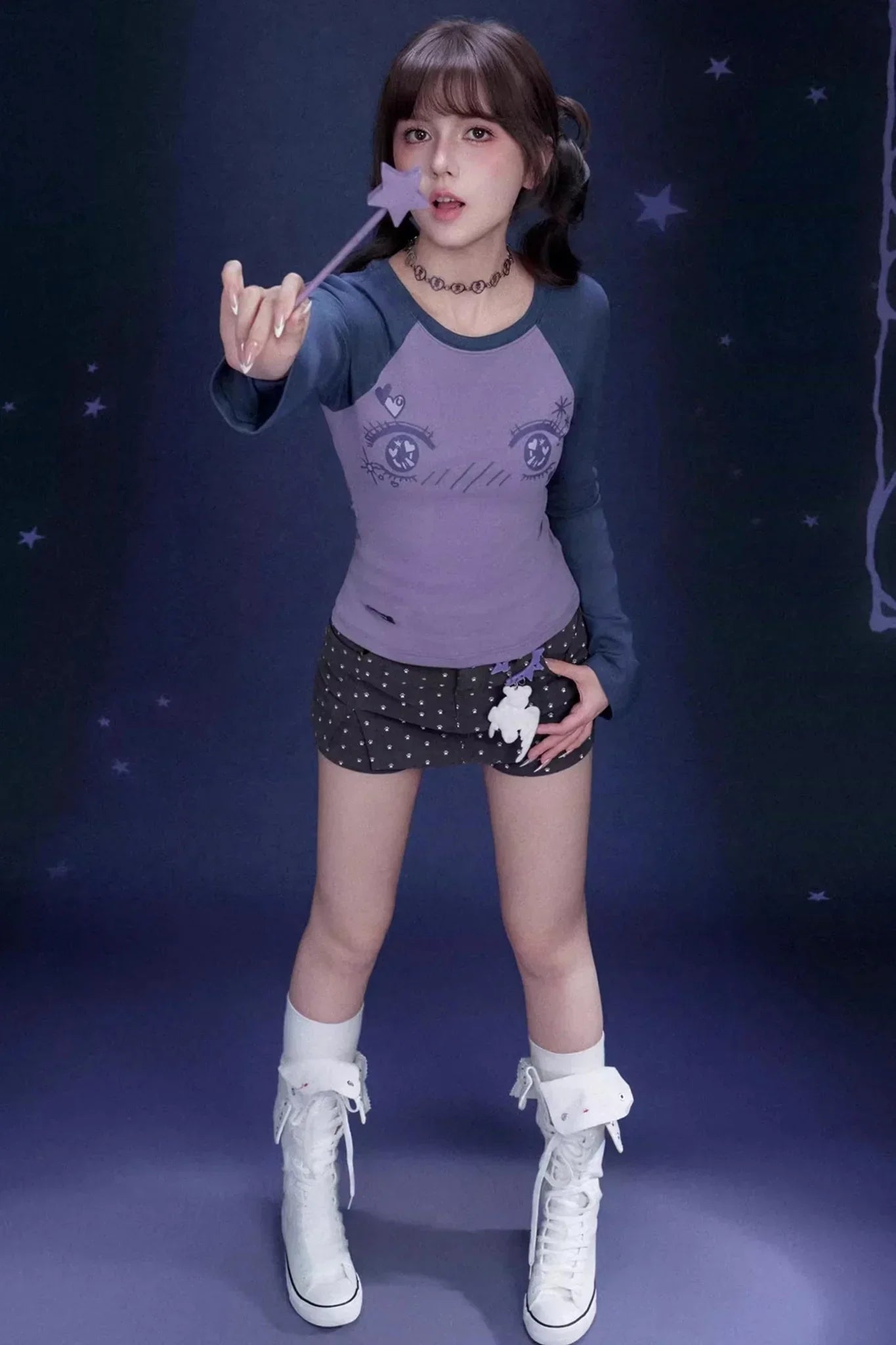 Comic Eye Raglan T-Shirt