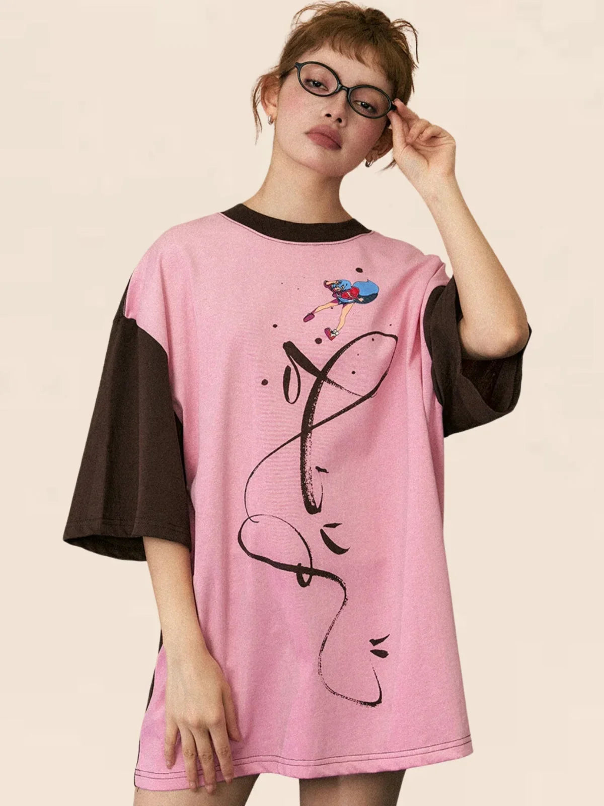 Comic Print T-shirt