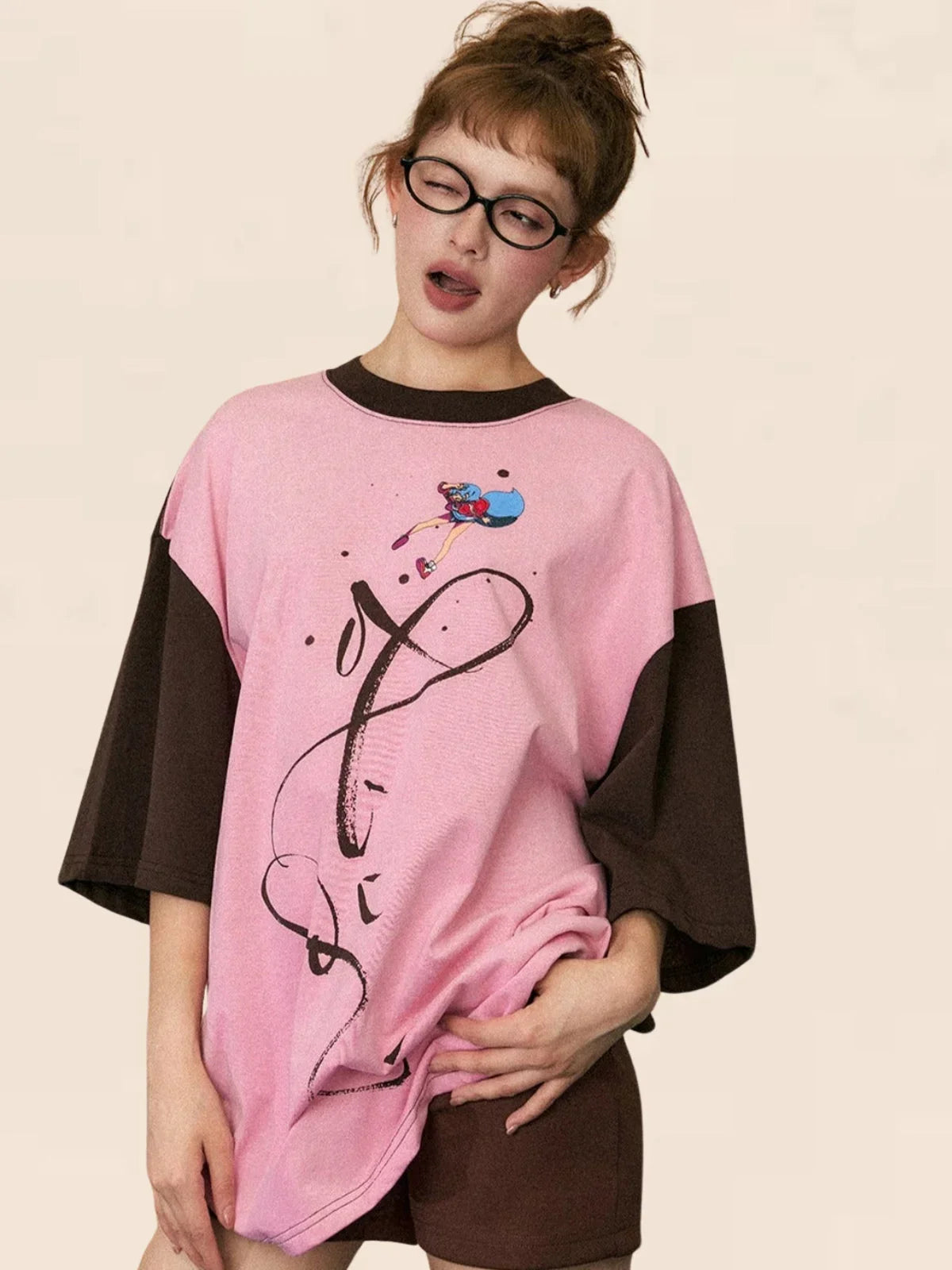 Comic Print T-shirt
