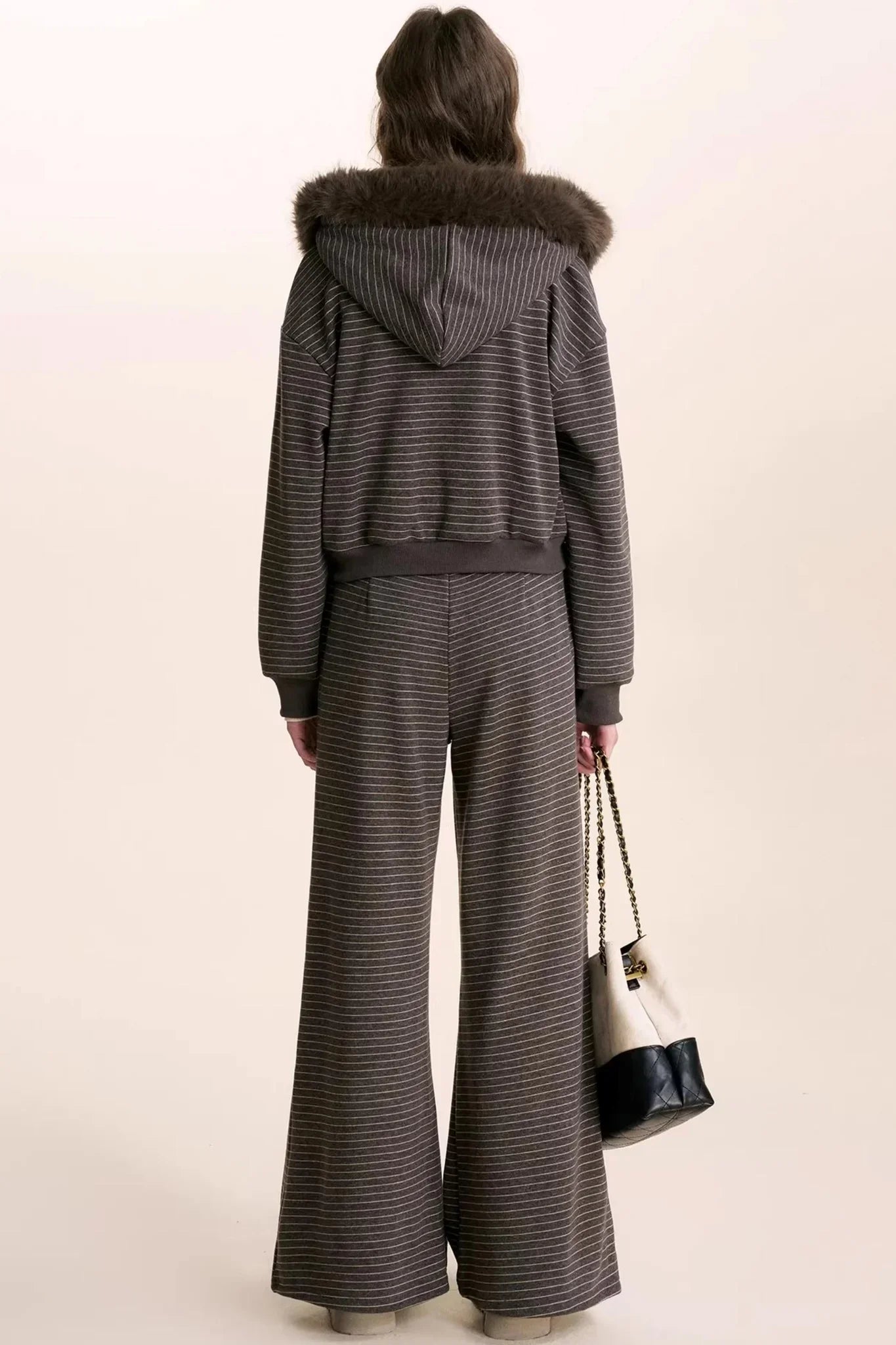 Composite Silver Fox Knit Jacket Set-Up