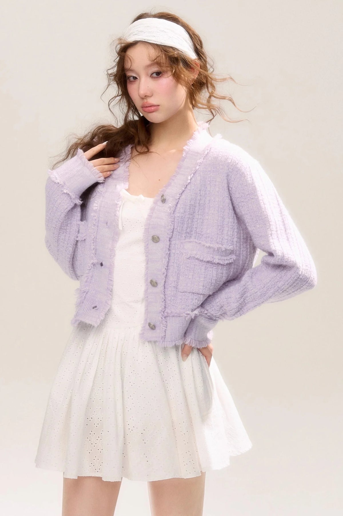Confession of Clouds Patchwork Slip Dress