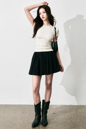 Confident Chic Shoulder Tee