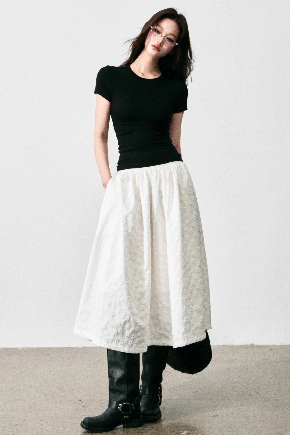 Confident Chic Shoulder Tee